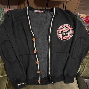 Mitchell & Ness Gray Cardigan